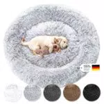 Wahre Tierliebe Hundebett Fluffy Wolke – Waschbarer Bezug für Hunde