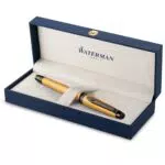 Waterman Expert Füllfederhalter mit Ruthenium-Zierteilen und Edelstahlfeder