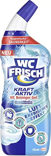 WC FRISCH Toilettenreiniger Gel mit Lufterfrischer-Effekt für hygienische Frische
