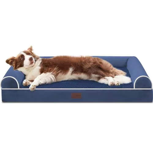 WESTERN HOME Orthopädisches Hundebett für große und mittelgroße Hunde