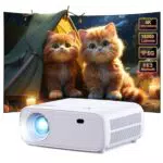 Wielio 4K Beamer, Full HD Projektor mit 5G WiFi und Bluetooth, 18000 Lumens