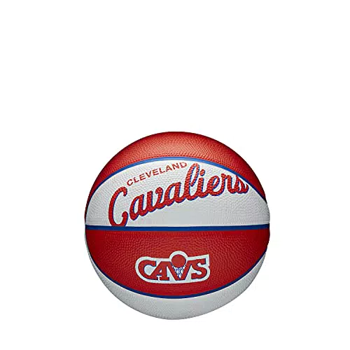 Wilson Mini-Basketball TEAM RETRO Cleveland Cavaliers für Outdoor-Aktivitäten