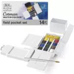 Winsor & Newton Cotman Field Box Aquarellfarben Set – lebendige Wasserfarben