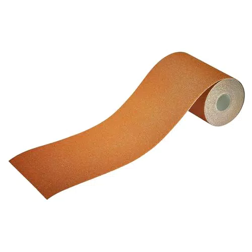 wolfcraft Schleifpapierrolle 5 m x 93 mm, Körnung 180 für Holz und Metall