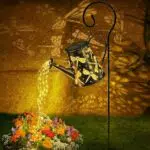 WolinTek Solar Gießkanne Lampe – LED Solarlampe für Garten und Terrasse