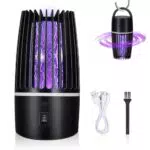 Wrischan Insektenvernichter 4000mAh mit UV-Lampe und USB Akku für Outdoor und Camping