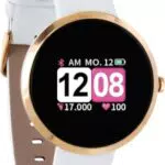X-WATCH Damen Smartwatch XW FIT - Aktivitätstracker für Android und Apple iOS - Weiß