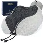 Yarrashop Nackenkissen Reise – 100% Memory Foam für Flugzeug, Auto und Büro