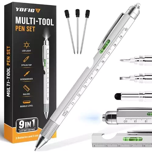 YOFIG Multifunktions Kugelschreiber für Männer – Perfekte Geschenke für Papa