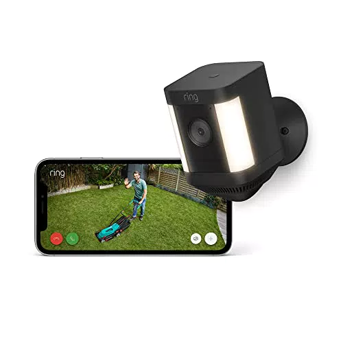 Ring Spotlight Cam Plus Akku - WLAN Überwachungskamera mit HD-Video und Nachtsicht