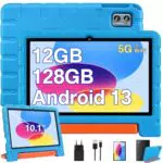 ZIOVO Kinder Tablet 10 Zoll, Android 13, 12GB RAM, 128GB ROM, Octa-Core, GMS zertifiziert