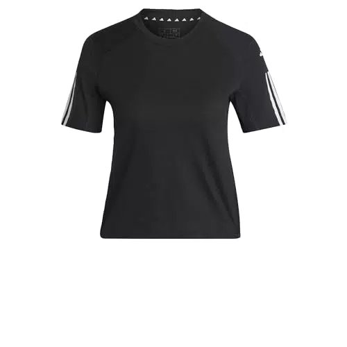 Adidas Damen T-Shirt Tr-es Cot, Schwarz/Weiß