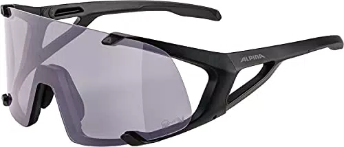 ALPINA HAWKEYE Q-LITE V - Selbsttönende Sportbrille mit 100% UV-Schutz