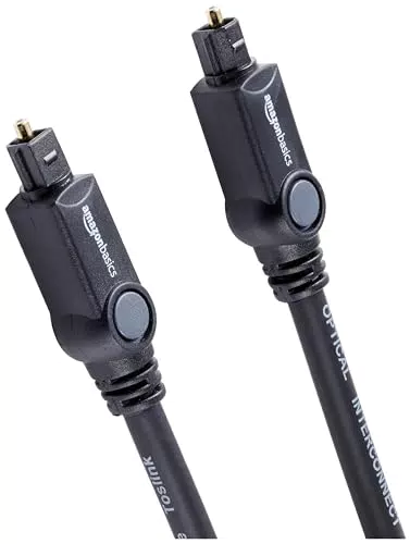 Amazon Basics Toslink Optisches Digital-Audiokabel für Fernseher