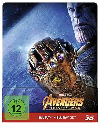 Avengers: Infinity War Steelbook 3D + 2D - Limited Edition Blu-ray