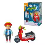BABY born Minis Hochstuhl-Spielset mit Luna Puppe, Flasche und Teller