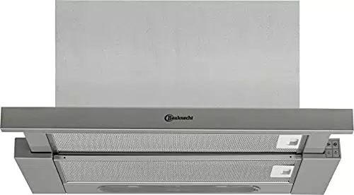 Bauknecht DBAH 65 LM X Dunstabzugshaube 60 cm, Abluft- und Umluftbetrieb, 3 Stufen