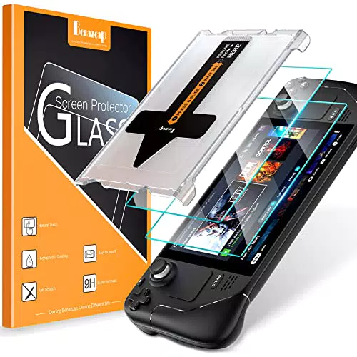 Benazcap Displayschutzfolie für Steam Deck OLED - Gehärtetes Glas, Blasenfrei, 9H Härte