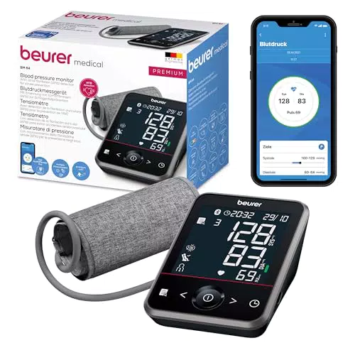 Beurer BM 64 Blutdruckmessgerät mit AFib-Erkennung und App-Anbindung