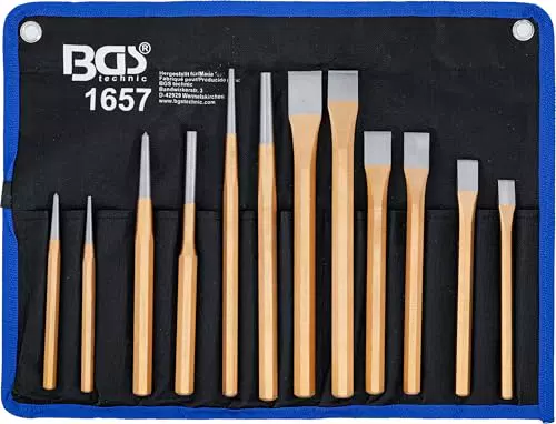 BGS 1657 Splintentreiber, Meißel und Körner Set