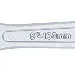 BGS Diy 1470 Rollgabelschlüssel 150 mm Einmaulschlüssel verchromt poliert