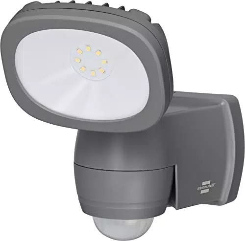 Brennenstuhl LUFOS Kabelloser LED Außenstrahler mit Bewegungsmelder, IP44