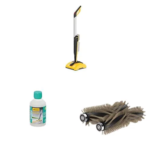 WAGNER Multifunktions-Terrassenreiniger Levaro Powerbrush 18V + Deep Cleaner 500 ml + Wood Brush Kit