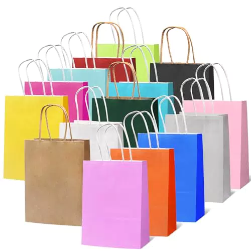 Geschenktüten mit Henkel für Partys, Hochzeiten und Feiern – Kraftpapier