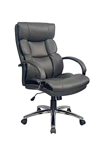 byLIVING Chefsessel Paul-XXL, Federkern-Sitz, Metallgestell verchromt, gepolstert