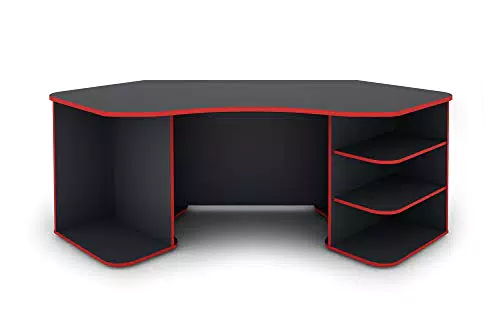 byLIVING Schreibtisch THANATOS - Gaming-Tisch mit viel Stauraum und XXL Tischplatte