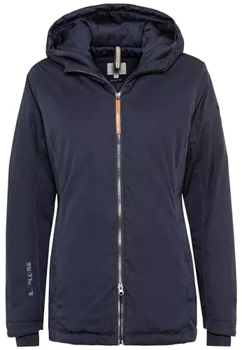 camel active Damen 320394/8F37 Jacket, Light Mauve, 46