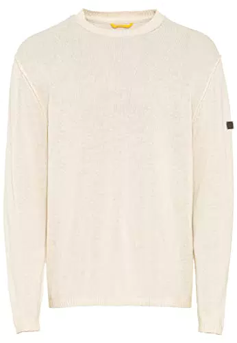 Camel Active Herren Strickpullover aus Leinenmischung – Modell XX