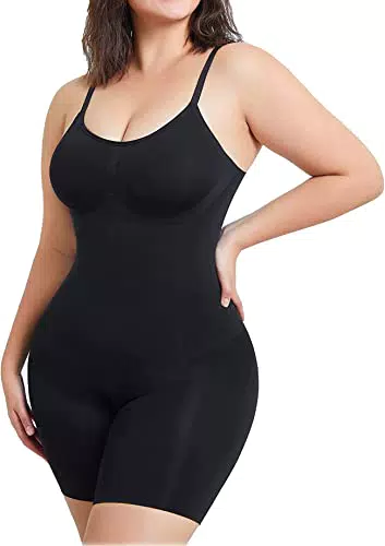 CHUMIAN Shapewear Damen Bauchweg Bodysuit - Nahtloser Body Shaper