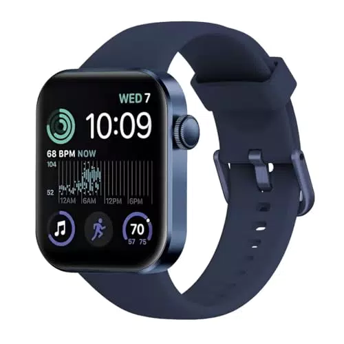 DDXCAW Smartwatch für Damen und Herren, 1,85" Fitnessuhr mit Telefonfunktion und Herzfrequenzmonitor
