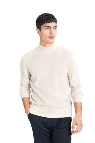 DeFacto Herren Pullover – Stilvolle Rollkragenpullover und Strickjacken