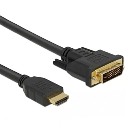 Delock HDMI zu DVI 24+1 Kabel bidirektional 1,0 m - Videokabel-Adapter