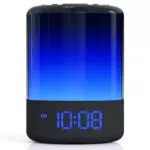DOUMOSH Wecker mit Bluetooth-Lautsprecher und Nachtlicht für das Schlafzimmer