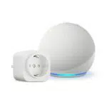 Amazon Echo Dot (5. Generation) mit Amazon Basics EU-Smart Plug – Smart Home Set