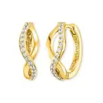 Engelsrufer Creole Paradise aus vergoldetem Sterling Silber mit Zirkonia