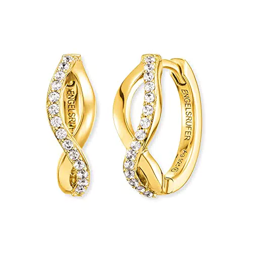 Engelsrufer Creole Paradise aus vergoldetem Sterling Silber mit Zirkonia