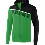 Erima Kinder Trainingsjacke 5-C mit Kapuze