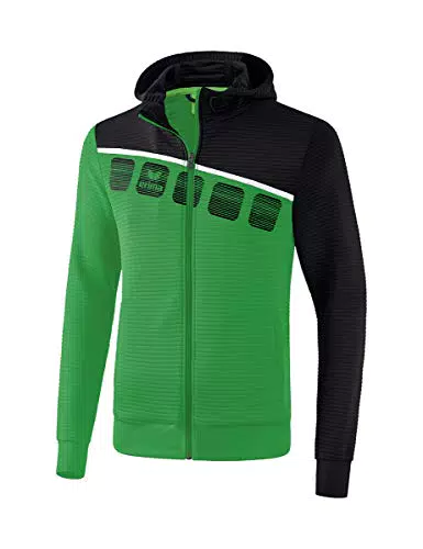 Erima Kinder Trainingsjacke 5-C mit Kapuze