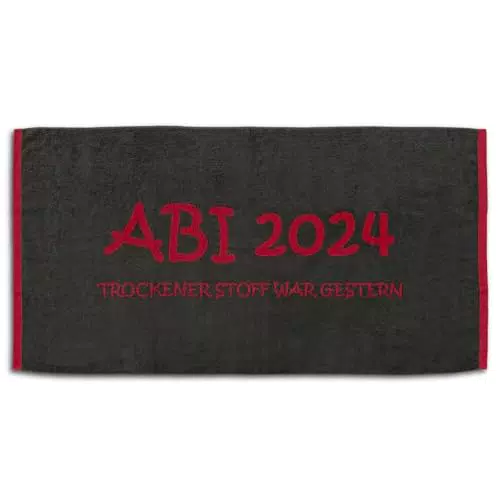 ESPiCO Strandlaken ABI 2024 Badetuch Abitur Geschenk aus Baumwolle