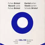 Exacompta Karteikarten DIN A6, blanco, ungelocht, Modell 13302E