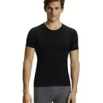 FALKE Herren Baselayer-Shirt Warm Round Neck Funktionsshirt Schnelltrocknend