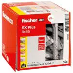 Fischer SX 8 x 40 Spreizdübel für Beton und Mauerwerk - 100er Packung