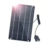 FlexSolar Solar Ladegerät 6W 5V - Wasserdichtes Solarladegerät für Geräte und Camping