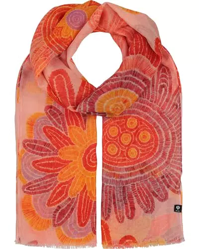 FRAAS Stola mit floralem Design - leichter Schal aus der Sustainability Edition