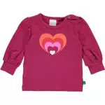 Fred's World by Green Cotton Baby - Mädchen Herzprint Langarmshirt