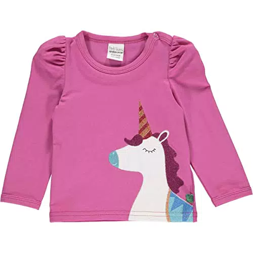 Fred's World by Green Cotton - Mädchen Hello Unicorn L/S Baby T-Shirt